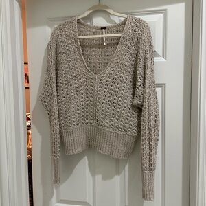 FREE PEOPLE cream sweater